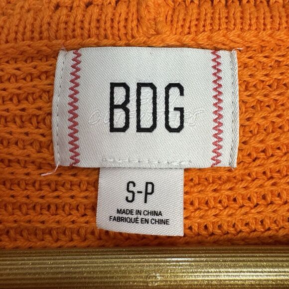 BDG Urban Outfitters Oversized Cropped Cardigan Sweater Hoodie Small Boho Y2K - Picture 5 of 7